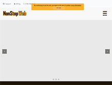 Tablet Screenshot of nonstopwebsites.co.uk